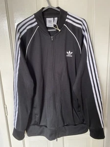 Adidas Originals SST Track Jacket Top - XL - Black - Superstar - Trefoil - BNWT! - Picture 1 of 14