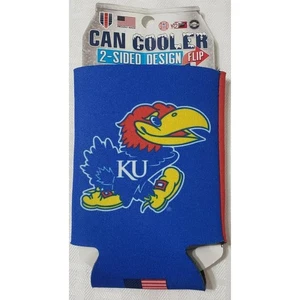 Lot of 4 University of Kansas jayhawks can coolers sleeve 2 sided design - Picture 1 of 2
