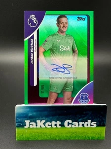 2025-26 Topps Premier League EPL - Auto Jordan Pickford #AU-JPI Verde/99 - Imagen 1 de 2