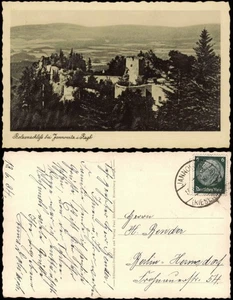 Jannowitz Riesengebirge Janowice Wielkie castillo Bolsenschloß castillo de pernos 1938 - Imagen 1 de 3