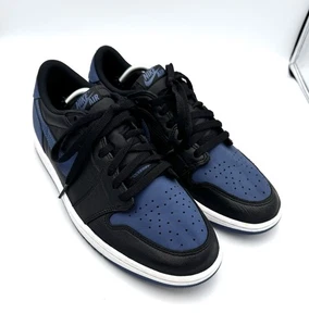 EUC Air Jordan 1 Retro Low OG Mystic Navy Herren Größe 11 **ohne Einlegesohlen** CZ0790-041 - Bild 1 von 19