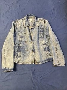 Vintage Pioneer Wear Jacket Western Acid Washed Denim - Picture 1 of 4