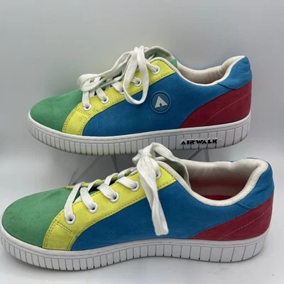 Airwalk Ride Mujer’s 10M Gamuza Multicolor Skateboard Tenis WASTRONG 4-J Foto 1 de 4