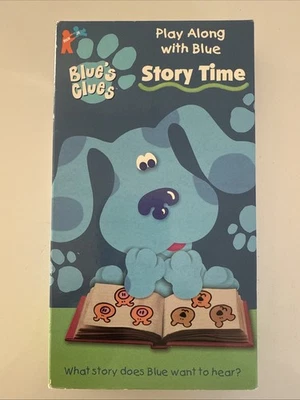 Blue's Clues -Story Time VHS 1998 Nick Jr, Paramount A7 - Image 1 of 3