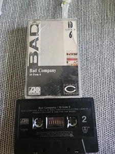 BAD COMPANY -10 FROM 6-  CASSETTE TAPE - Bild 1 von 2