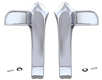 Chrome Vent Window Handles For 1964-1966 Ford Mustang 1960-1965 Falcon Fairlane - Image 1 of 3