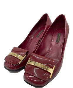 Louis Vuitton Pumps Damen Größe 37,5 Rot Leder - Bild 1 von 10