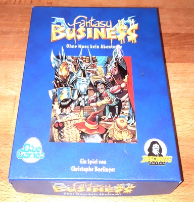 Fantasy Business - Ohne Moos kein Abenteuer - Blue Games - Descartes - 2002 - Bild 1 von 2