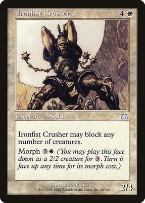 (2x) IRONFIST CRUSHER - Onslaught – MTG Magic the Gathering Card - Uncommon - Image 1 of 4