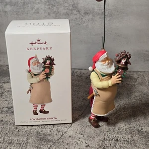 Hallmark Keepsake TOYMAKER SANTA Ornament 2019 Cuckoo Clock 20th in Series w Box - Picture 1 of 6