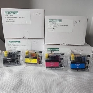 Lot Inkjetcorner Ink Cartridges LC203 LC203XL 5 Black 3 Yellow 6 Magenta 3 Cyan - Picture 1 of 6