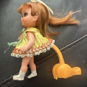 Muñeca vintage Liddle Kiddles Sheila Skediddle con Walker Mattel años 60 - Imagen 1 de 6