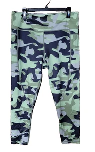Zyia Active hoch geschnittene 23"-Leggings Camouflage Damengröße 16-18 Stretch Überziehtaschen - Bild 1 von 11