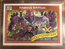 1990 Marvel Comics Universe Series 1 Famous Battles EVOLUTIONARY WAR #103