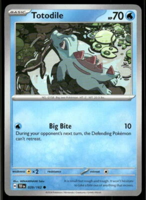 SV05: Temporal Forces #039/162 Totodile - Image 1 of 2