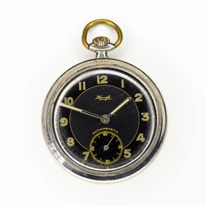 1940's KIENZLE Vintage GERMAN Military Mechanical Pocket watch - Picture 1 of 7