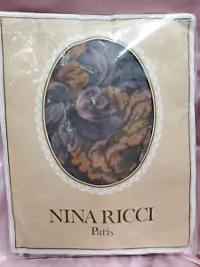 Vintage NINA RICCI PARIS Floral Pantyhose Designer French Stockings NOS RARE Rarität - Bild 1 von 8