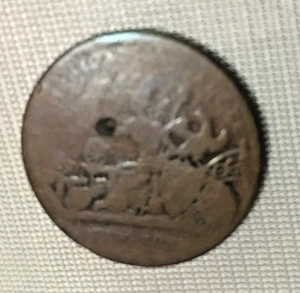 American Institute of NY 1833 Robinson Jones & Co HARD TIMES TOKEN Britannia NY - Picture 1 of 2