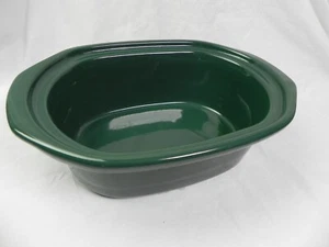 Rival 3745 Ricambio Inserto in Gres Bianco Verde per Crockpot 4,5 Qt Ovale - Foto 1 di 7