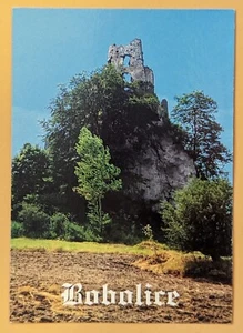Postcard PL. Castle Ruins. Bobolice. Poland  - Picture 1 of 2