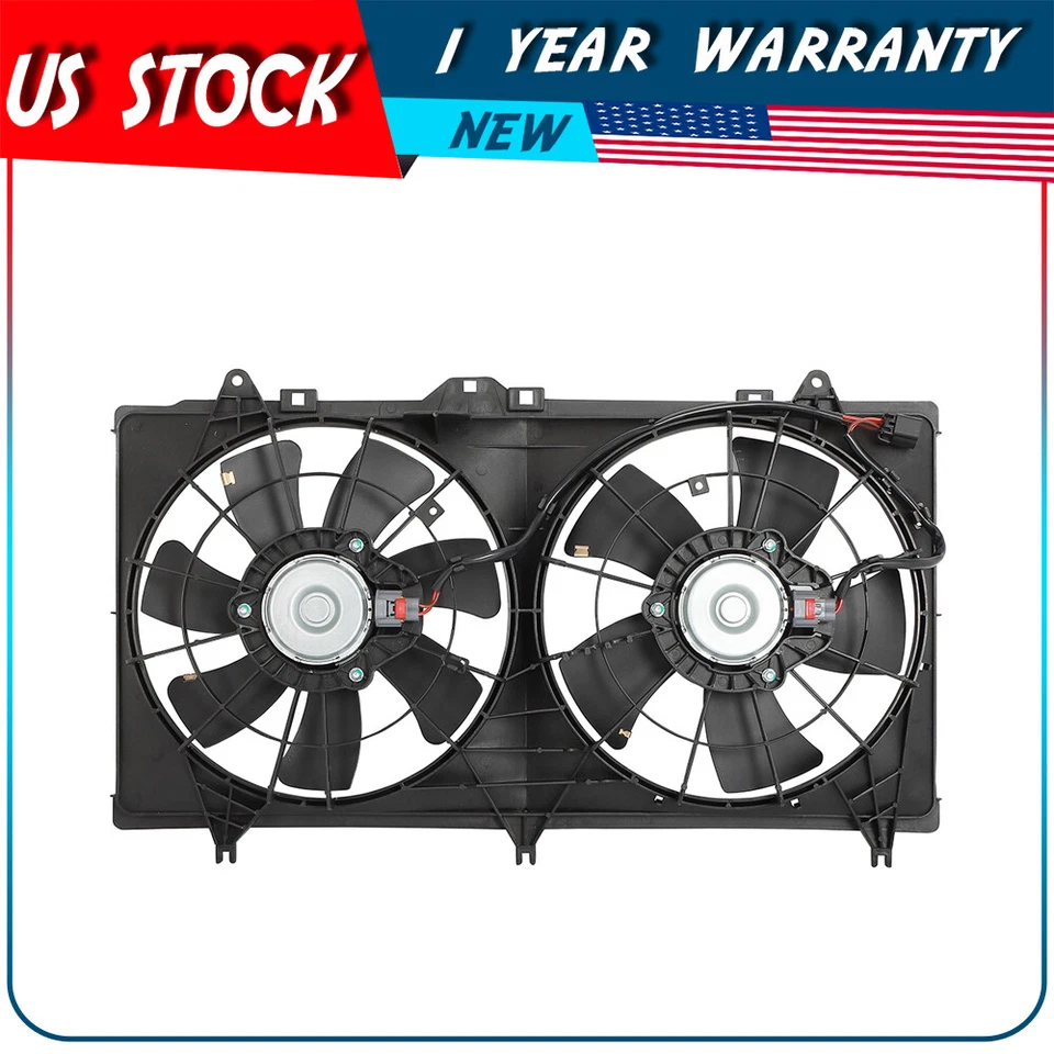 Engine Radiator Condenser Fan Assembly For 2012 2013 2014 2015 Chevrolet Camaro - Image 1 of 4