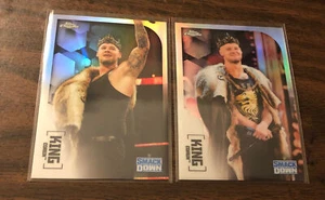 King Corbin 2020 Topps Chrome WWE Refractor Image Variation #7 Card - Imagen 1 de 2