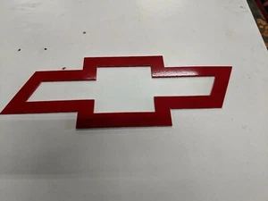 Chevy Fliege 40" x 15" pulverbeschichtet rot CNC Plasma Metall Kunst Schild - Bild 1 von 1