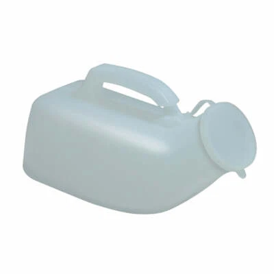 THATCABLE Portable Male Urinal with Carry Handle - 1 Litre Capacity - Anti Spill Lid