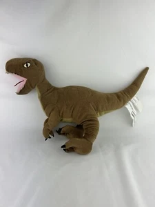 Dinosaurio de peluche de 17"" peluche animal de peluche retirado B19 IKEA Jattelik Velociraptor - Imagen 1 de 5
