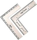 Zona L-Square (3 inch x 4 inch) - Precision Hobby and Model Measuring Tool