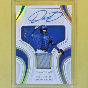 DIEGO CARTAYA 2023  Panini Immaculate Auto. Memo.  /49  #imc-dc   LA Angels - Picture 1 of 17