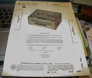 GRABADORA AUTOMÁTICA DE 2 VELOCIDADES CARRETE A CARRETE MODELO: A-900 (SAMS PHOTOFACT 558-5) - Imagen 1 de 1
