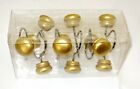 Stylish DECOR Shower Curtain Hooks New - 12 Shower Curtain Rings KNOBS -You Pick