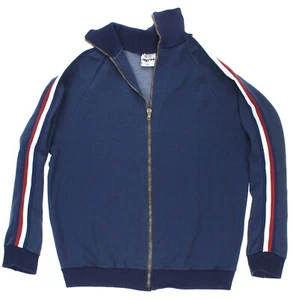 Chaqueta deportiva de la vieja escuela (talla S-M) chaqueta de entrenamiento original RDA vintage pista top - Imagen 1 de 10