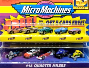 Galoob Micro Machines #16 Quarter Milers 1996 10th Anniversary 10 Car Bonus Pack - Bild 1 von 11