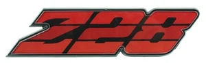 1980 - 1981 CAMARO Z28 USA MADE GRILL EMBLEM WITH BRACKET -CORRECT 3 COLOR - RED - Picture 1 of 1