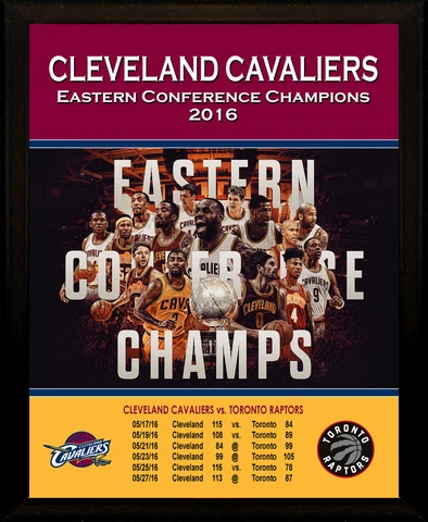 CLEVELAND CAVALIERS CAVS 2016 Eastern Conf Champs #2 LeBron James 8x10 Plaque Cover