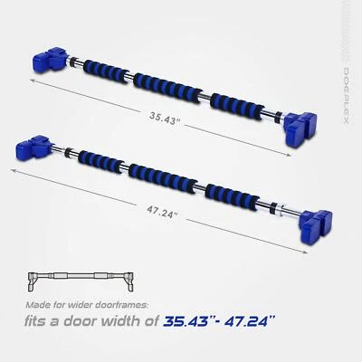 Doeplex Pull Up Bar Door Exercise Workout Bar Chin Up Bars 35.43''-47.24'' Width - Image 1 of 4