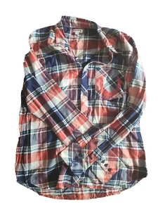True Religion, Baumwollflanell Hemd mit Knopfleiste. Damen groß - Bild 1 von 2