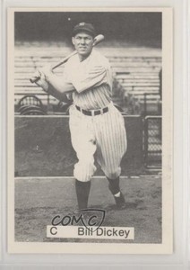 1975 TCMA All Time New York Yankee Team Black Bill Dickey HOF