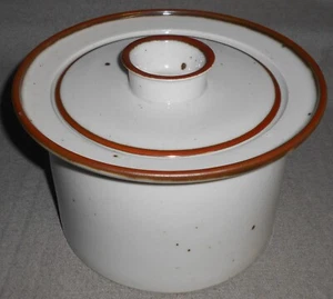 Cazuela cubierta Dansk PATRÓN NIEBLA MARRÓN 2,5 cuartos HECHA EN DINAMARCA - Imagen 1 de 6