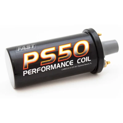 FAST PS50 Ignition Coil Round Canister Style, Black Finish - image 1 of 2