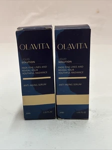 2 x Olavita flüssige Lösung Anti-Aging Gesicht straffendes Serum 30 ml 1,01 oz - Bild 1 von 4