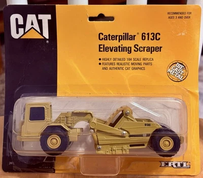 Rascador elevador ERTL CAT Caterpillar 613C 1990 escala 1/64 con caja original Foto 1 de 3