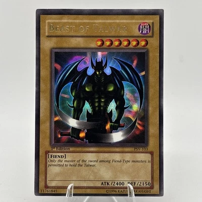 Yugioh Beast of Talwar PSV-103 1st Edition Pharaoh's Servant Ultra Rare LP - Image 1 of 4