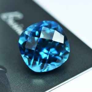 Piedra preciosa suelta corte cojín certificado Tanzania azul natural 11,65 quilates Tanzanita - Imagen 1 de 4