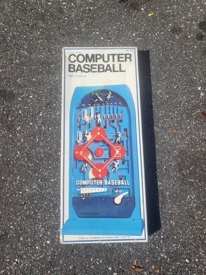 1976 Computer Baseball by Epoch Playthings Pinball Type Game Made in Japan - Image 1 of 4