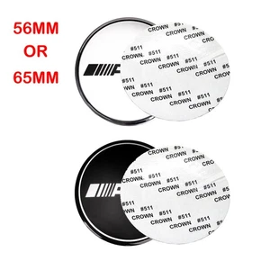 4Pcs Für Mercedes Benz Radkappen Emblem 56/65MM Felgendeckel Nabendeckel - Bild 1 von 3