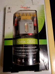 Rocket Fish Gold Plated HD Component Audio/Video Gaming Cable for XBox 360 - Picture 1 of 2
