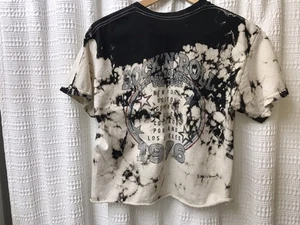 Fifth Sun Rock N Roll East to West USA Tour 1976 T Shirt Medium Cotton Crop Top - Picture 1 of 6